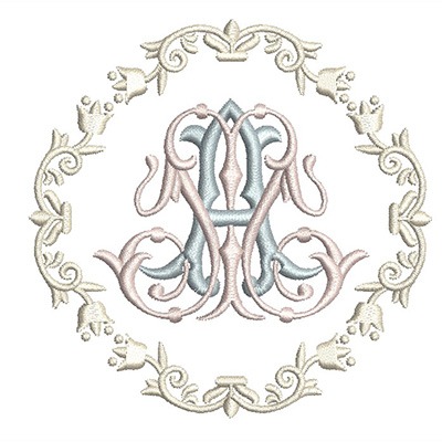 Matriz de matriz Matriz De Bordado Medalha Mariana 16